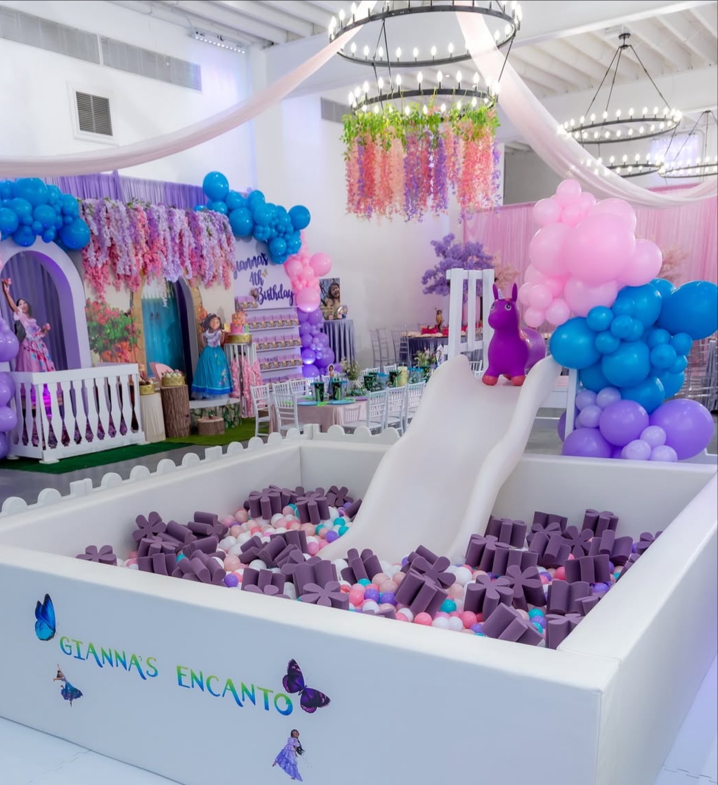 Modern backyard soft play
