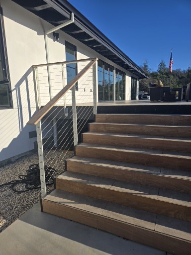 Greenfield Way St Helena exterior steps and railing