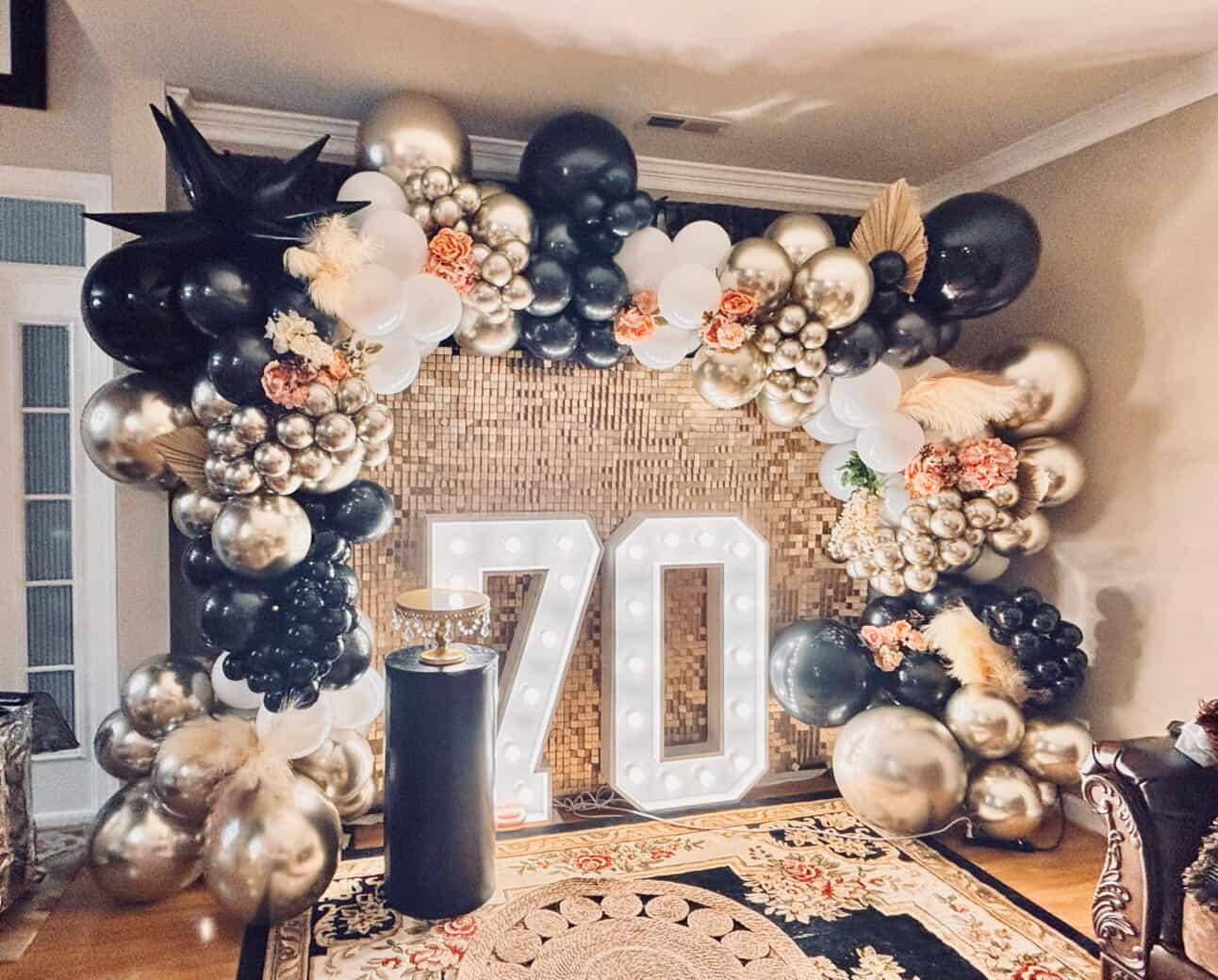 Shimmer / flower wall 3