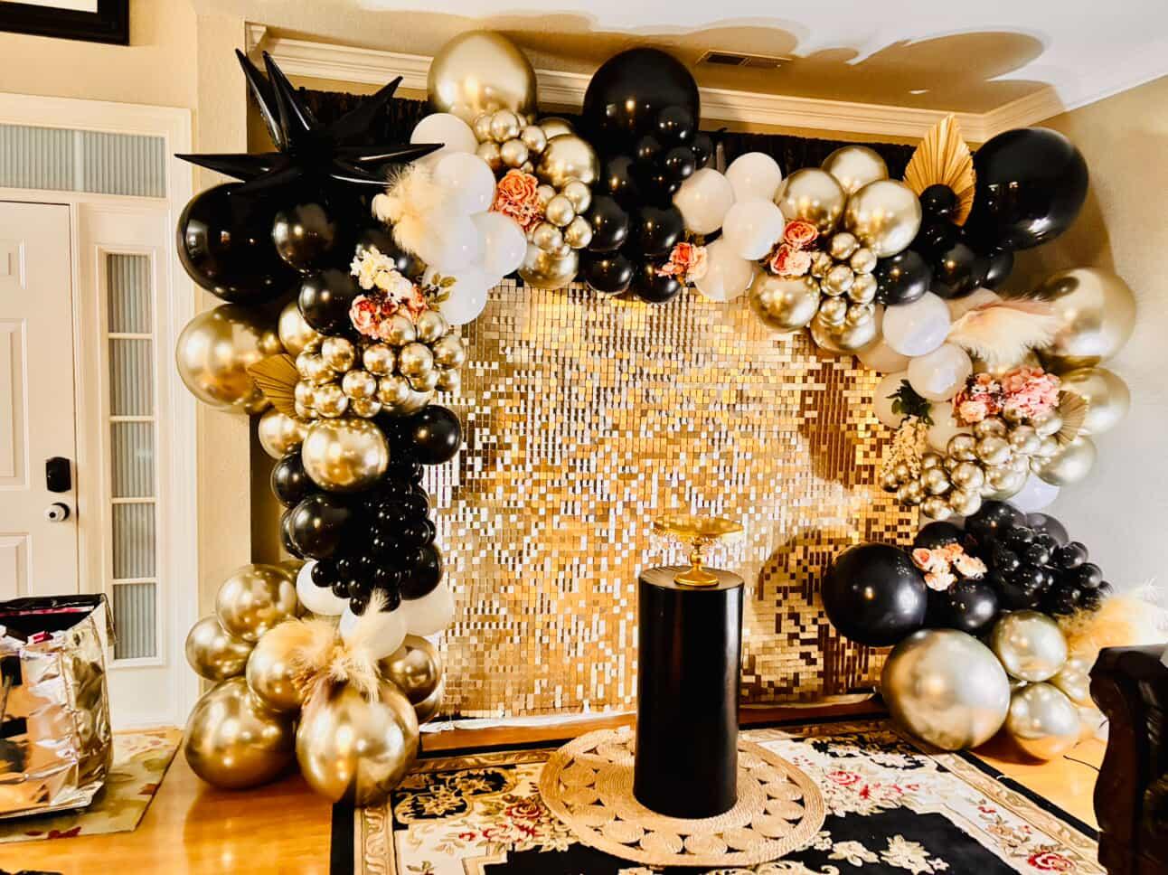 Signature balloon installation 2