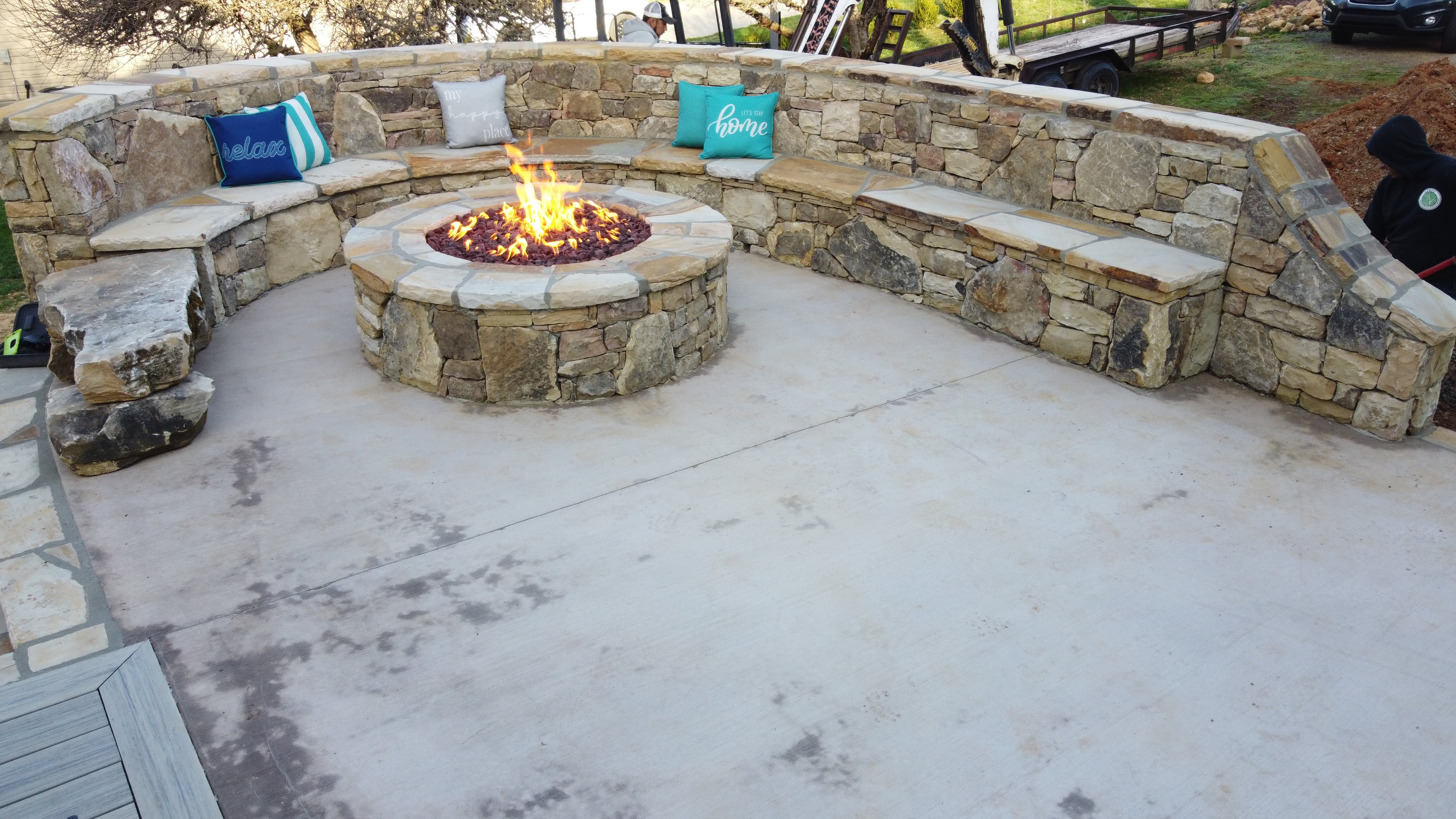 Retaining wall project
