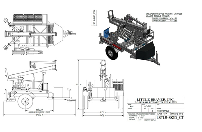 Drilling work in limited access area