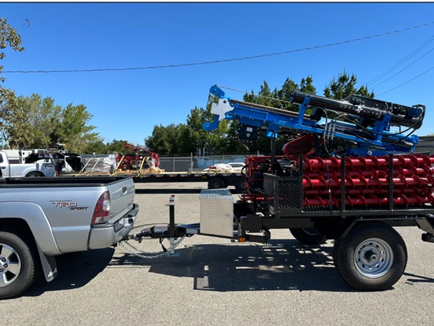 Limited access drilling rig