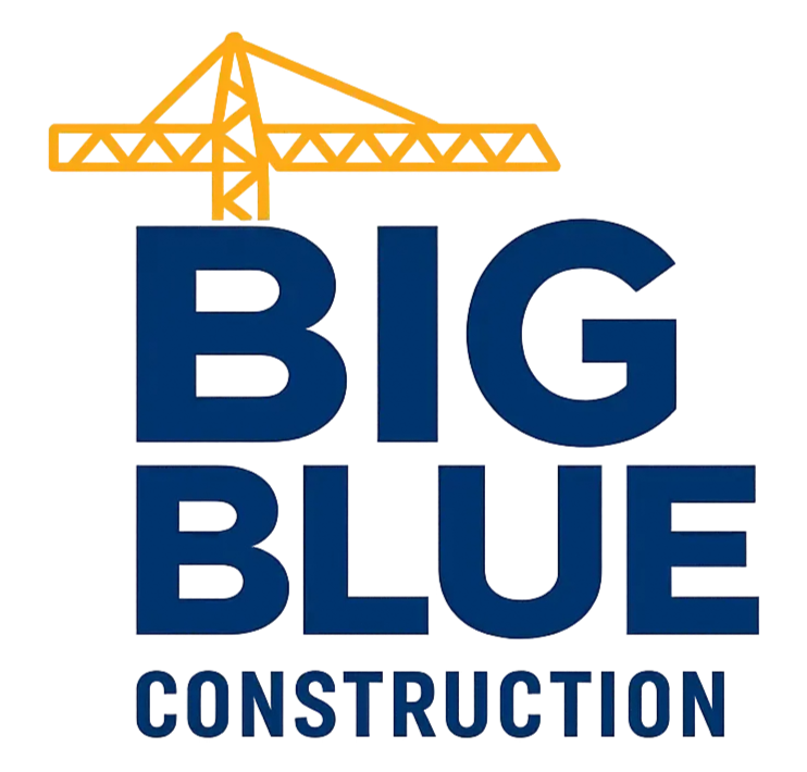 Big Blue Construction Logo