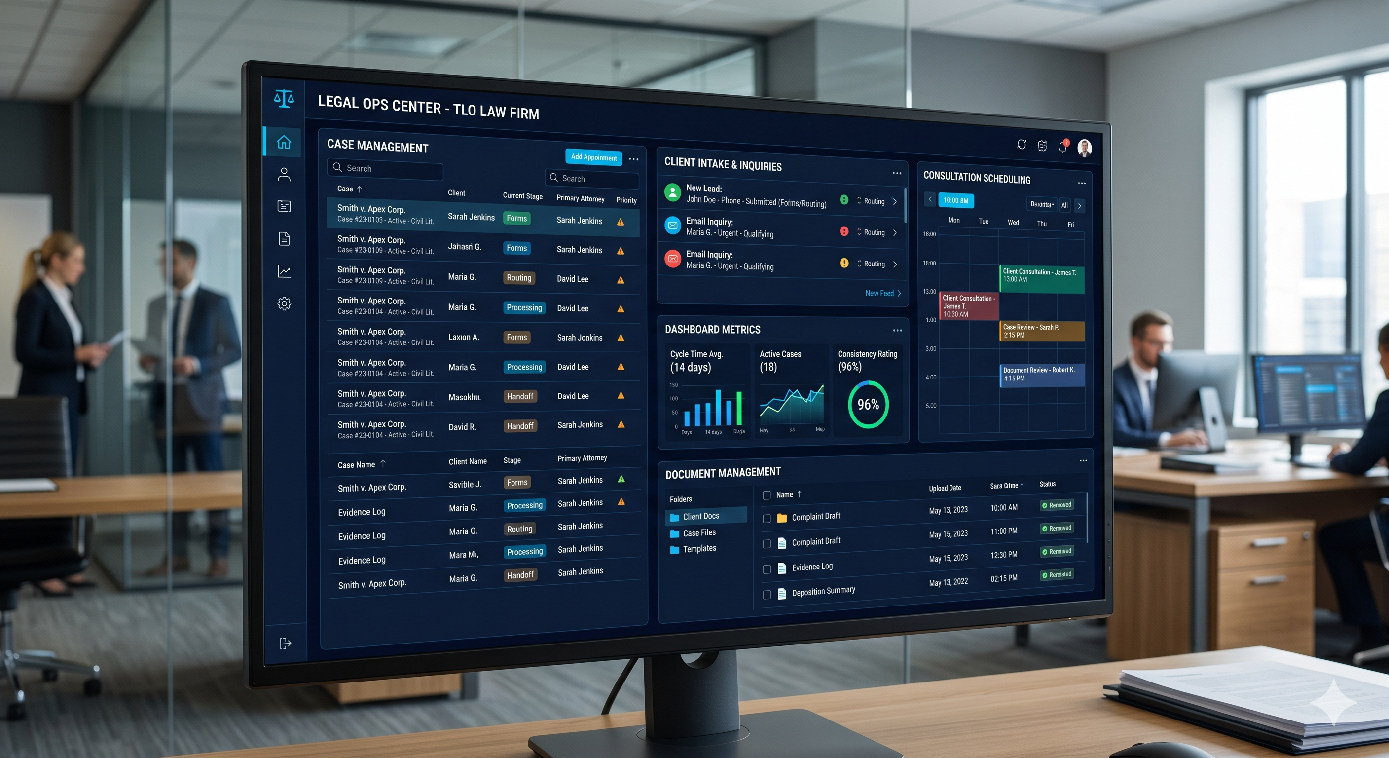 HVAC service dispatch and lead management system