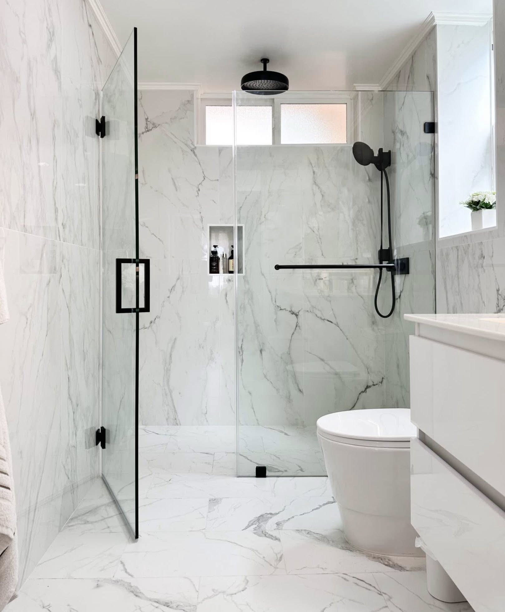 Bathroom remodeling by BC Builders, Inc.