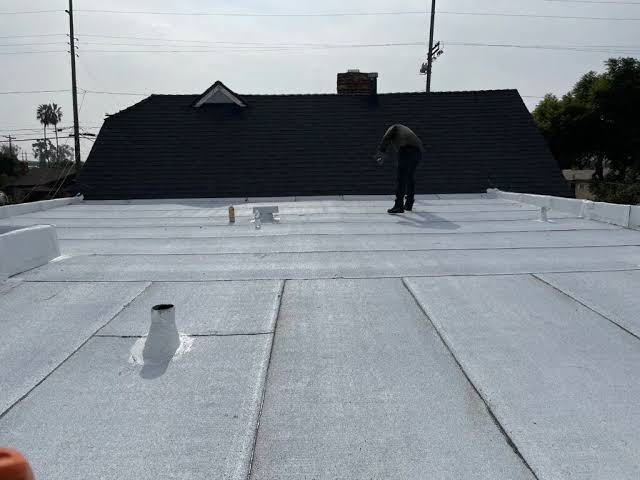 Flat roofing service by ANR Roofing