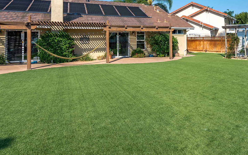 Artificial turf installation by RDZ Landscape Evolution