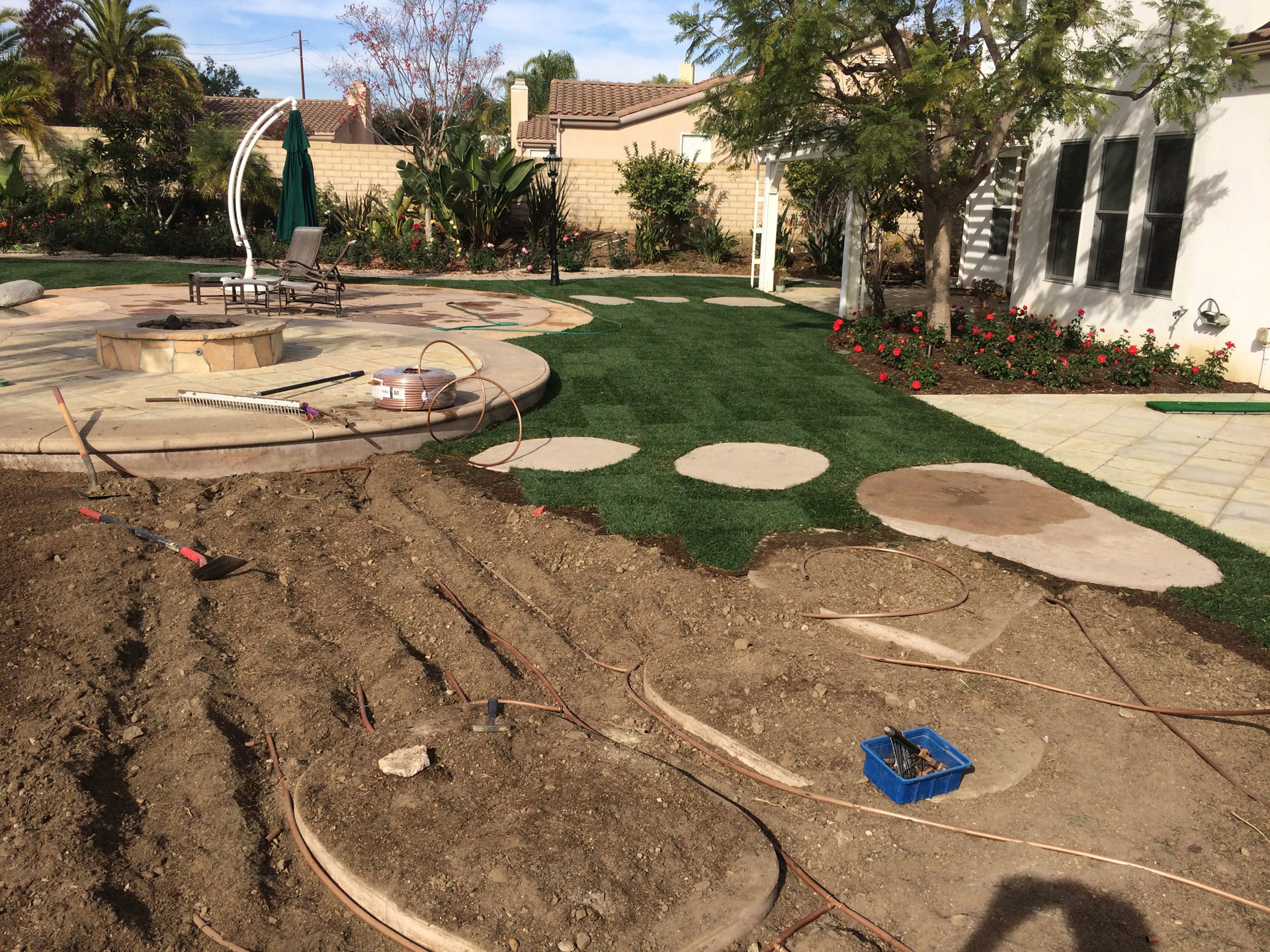 Landscape installation in Sonoma and surrounding areas