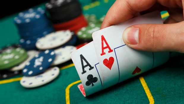 Guests enjoying a professionally organized casino poker event