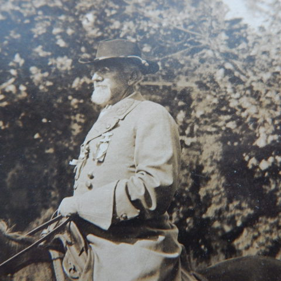 Albumen  confederate colonel heiskell on horseback ucv files320170915 5855 4m7ikx