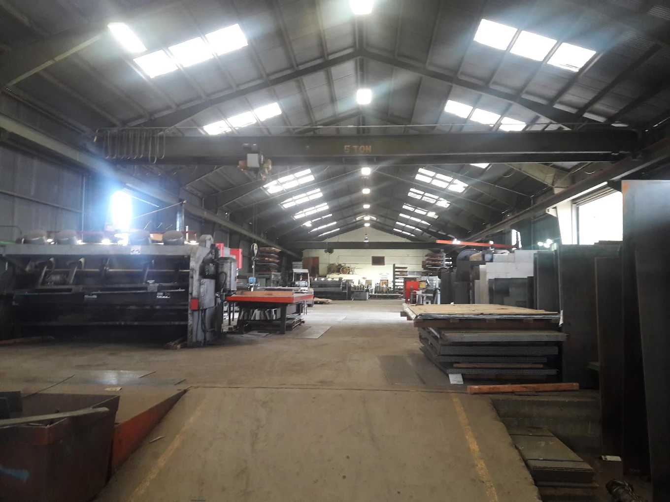 Steel materials and processing at Van Bebber Bros.
