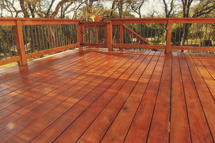 Deck staining and deck repair