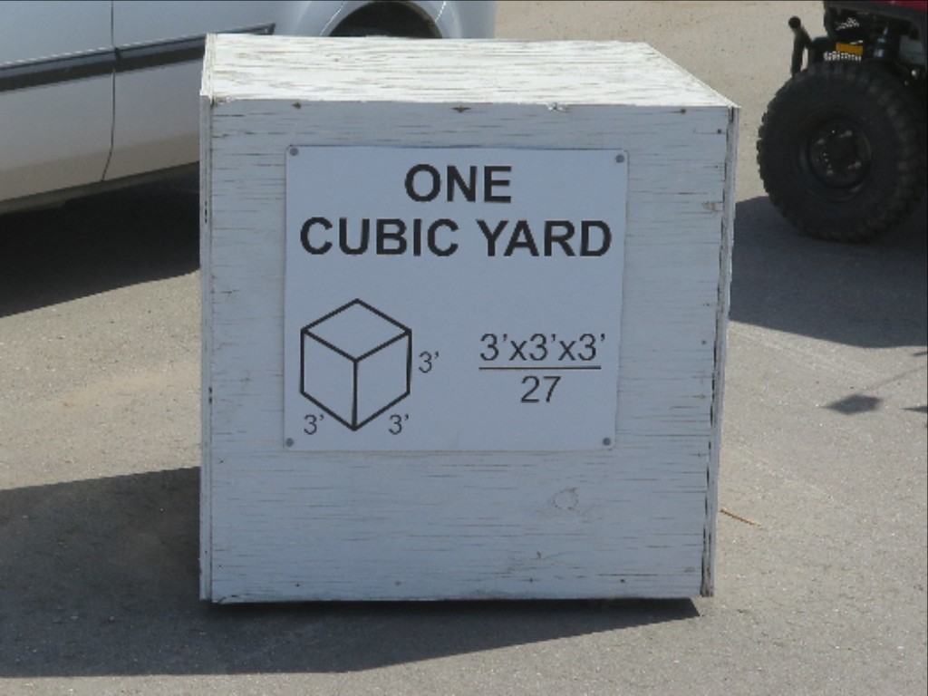 How Many Cubic Yards Are In One Acre