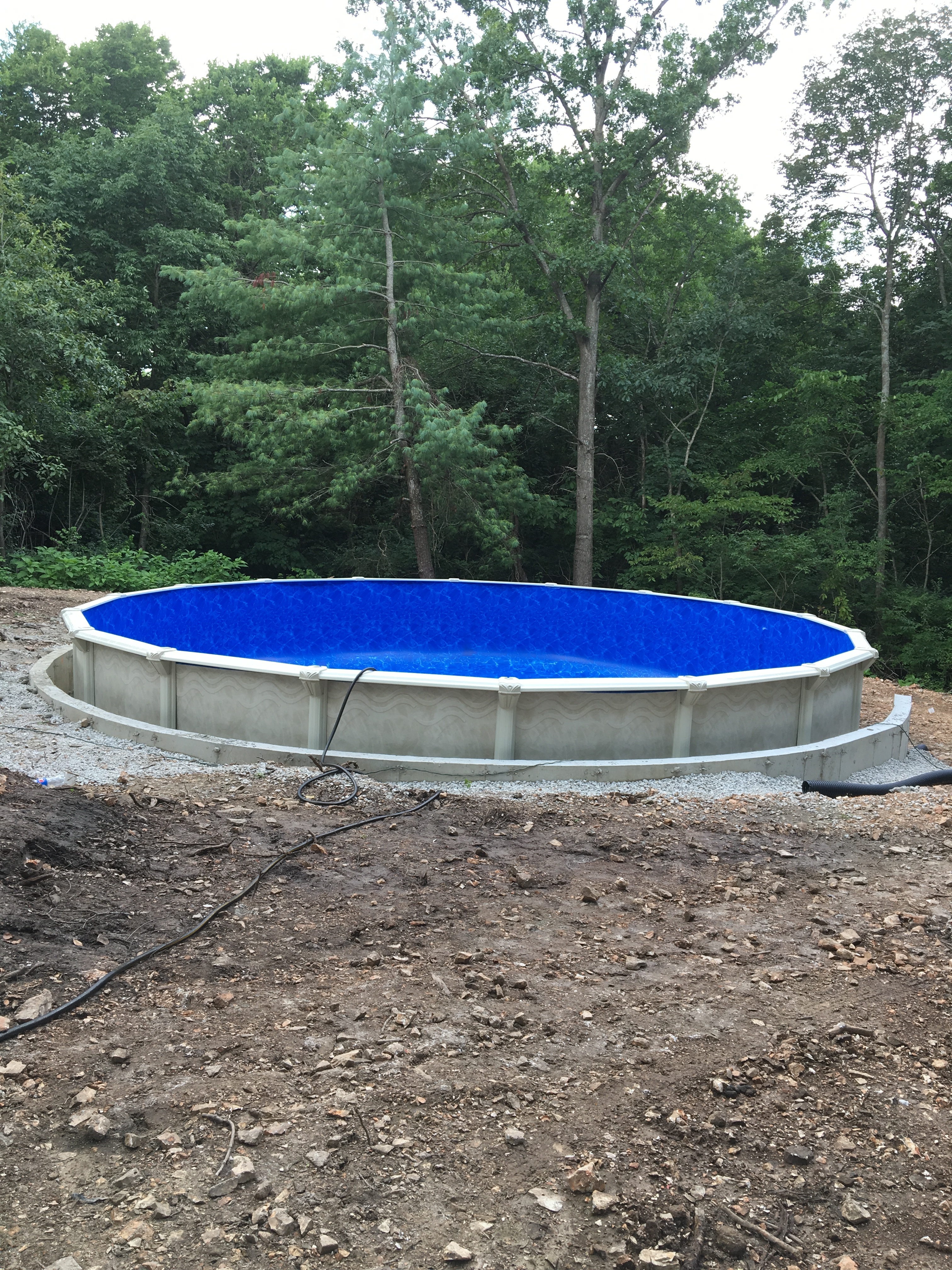 Creatice Above Ground Swimming Pools Springfield Mo for Large Space