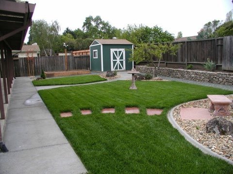 Completed landscape project