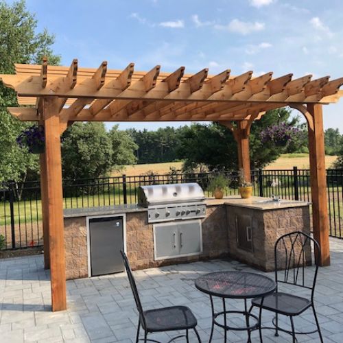 Pergola and outdoor living by Chavez Landscape & Concrete