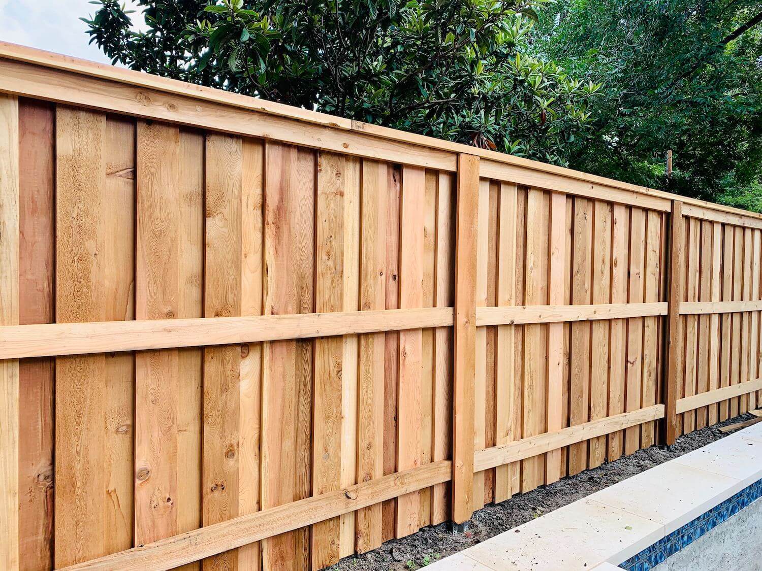 Fence installation by Chavez Landscape & Concrete