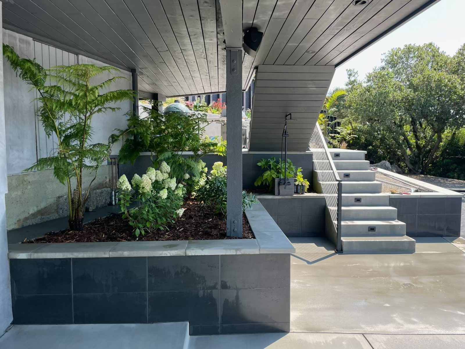 Concrete driveway and patio work