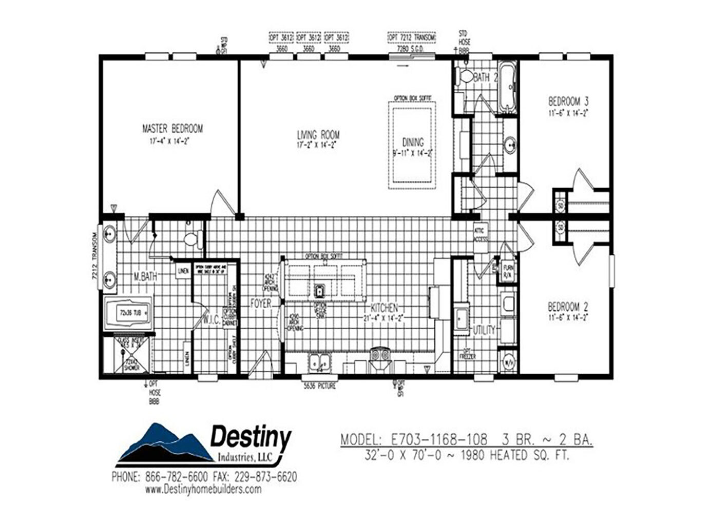 Destiny Mobile Homes Floor Plans Quotes Today