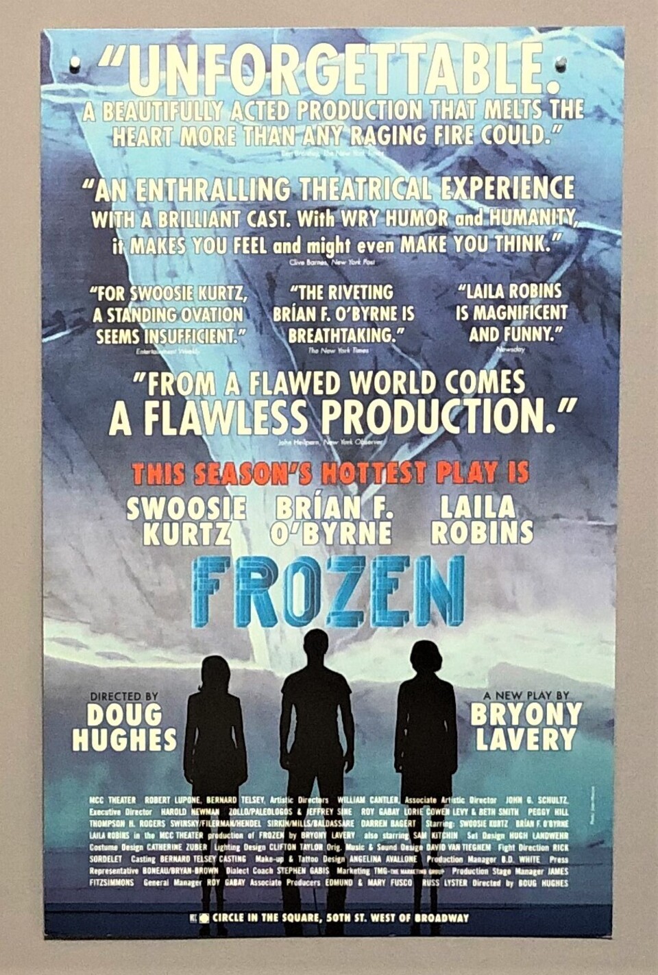 Theater frozen
