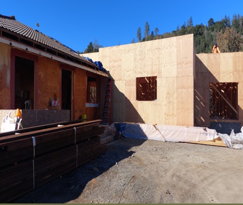 Greenfield Way St Helena hillside construction photo 2