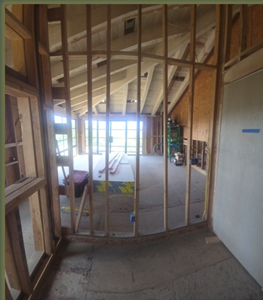 Greenfield Way St Helena interior framing photo 2