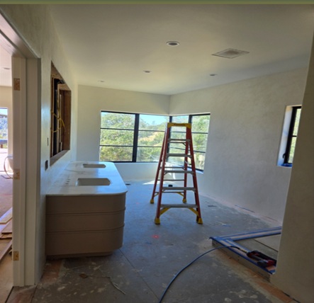 Greenfield Way St Helena bathroom tadelakt plaster