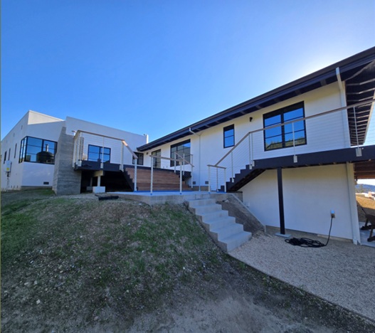 Greenfield Way St Helena exterior view with hillside foundation