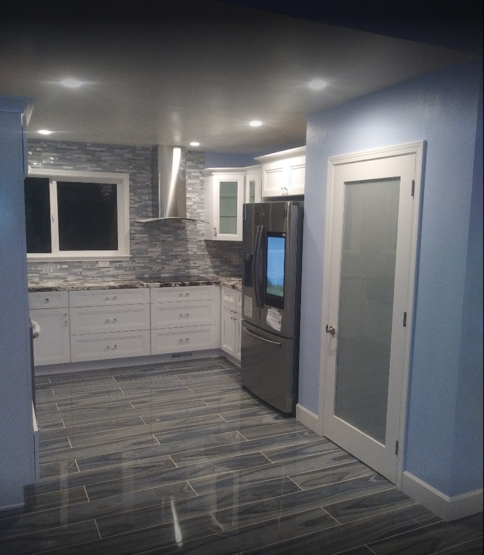 Interior kitchen painting project by Padilla's Paint