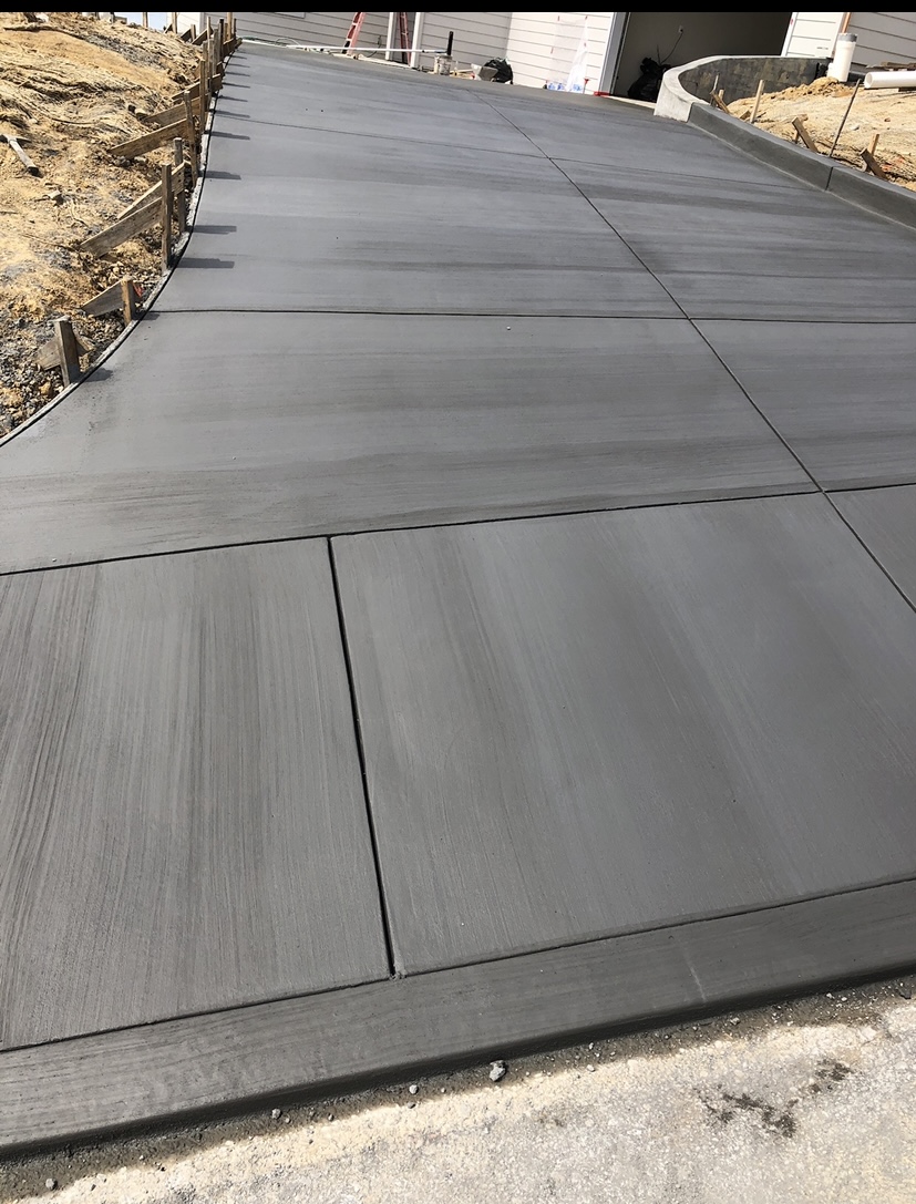 Concrete driveways