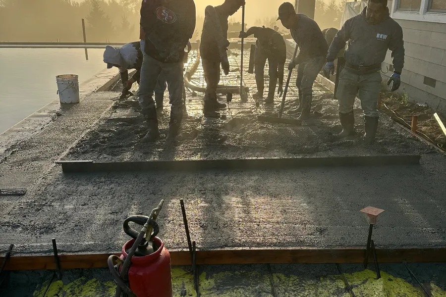 San Carlos Concrete concrete project in progress