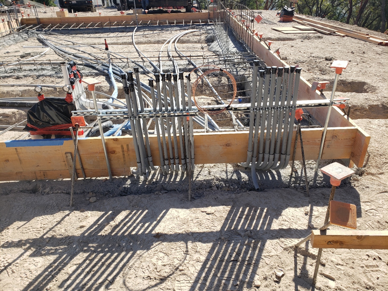 New construction electrical wiring and rough-in