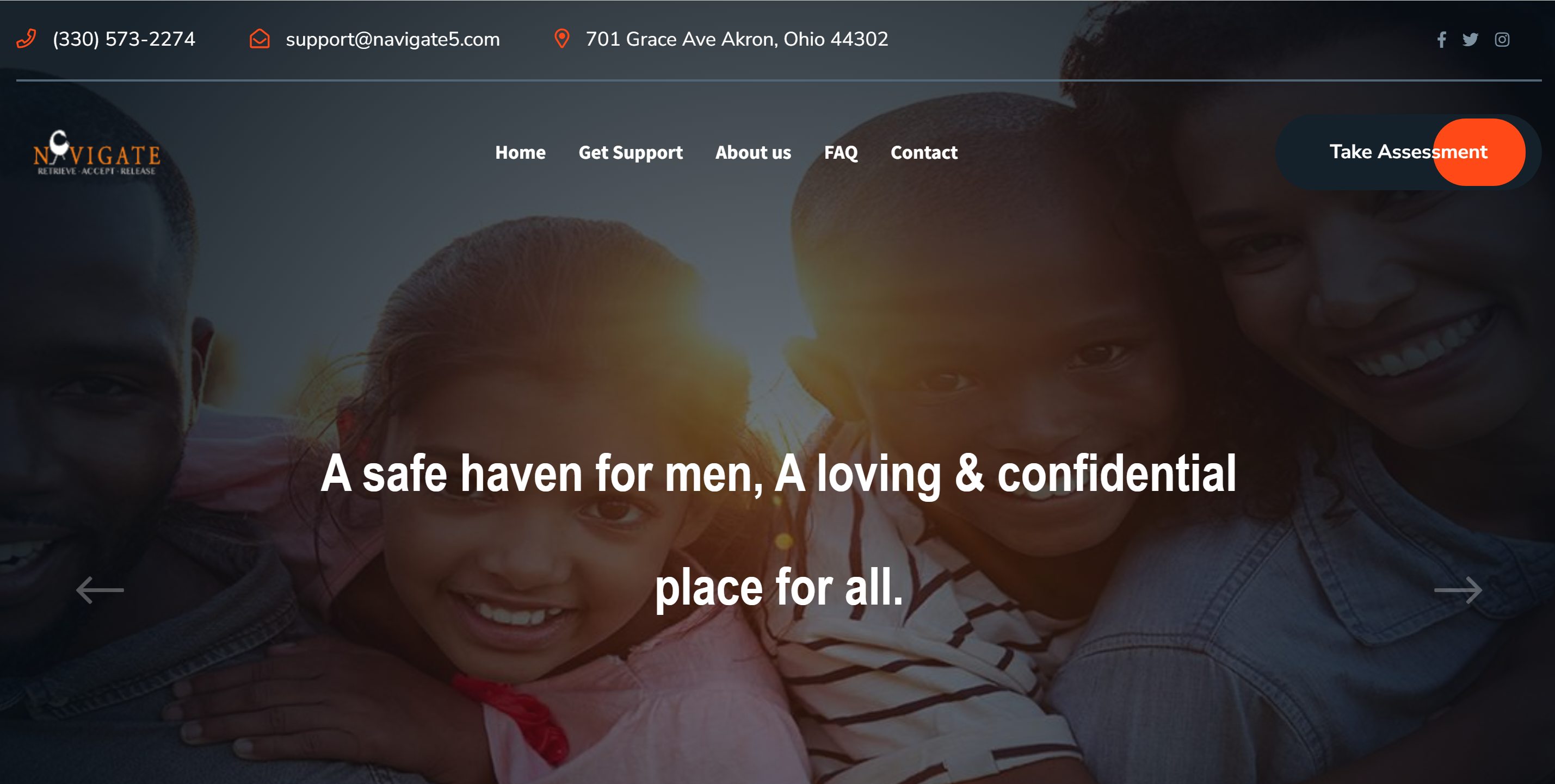 Navigate5 website preview