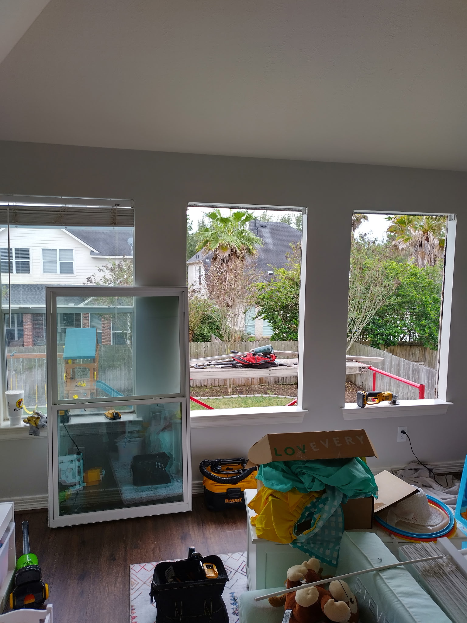 Inside view of installation area