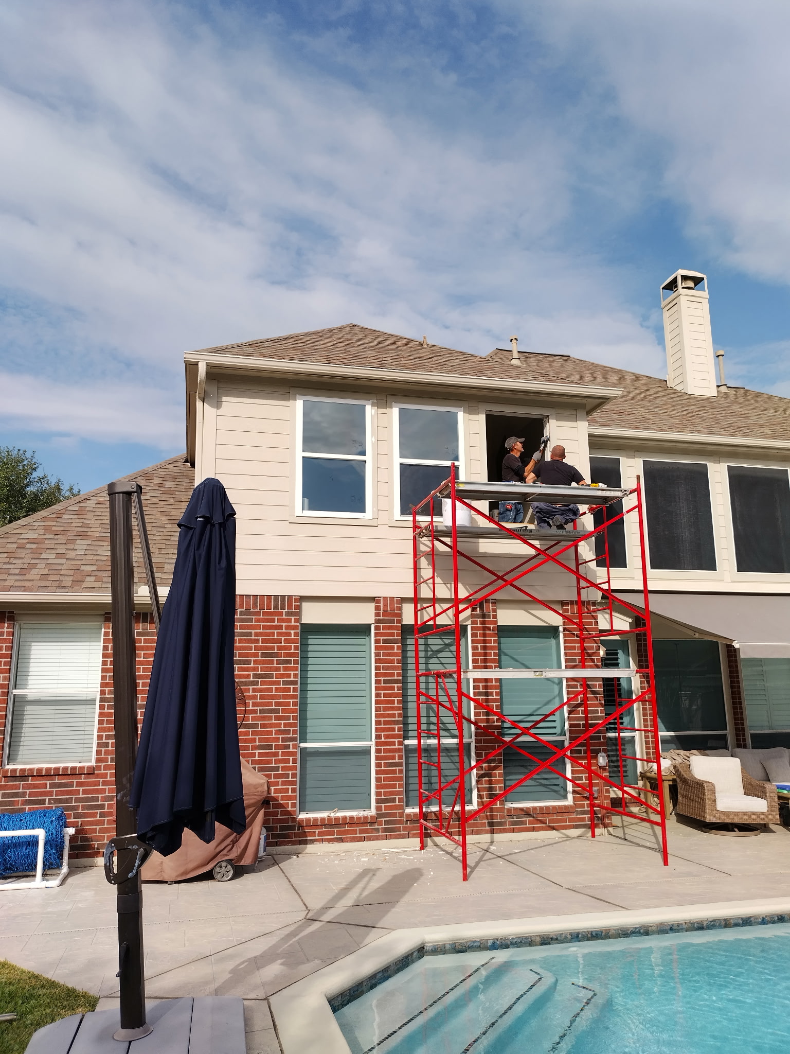 Installing the last new window