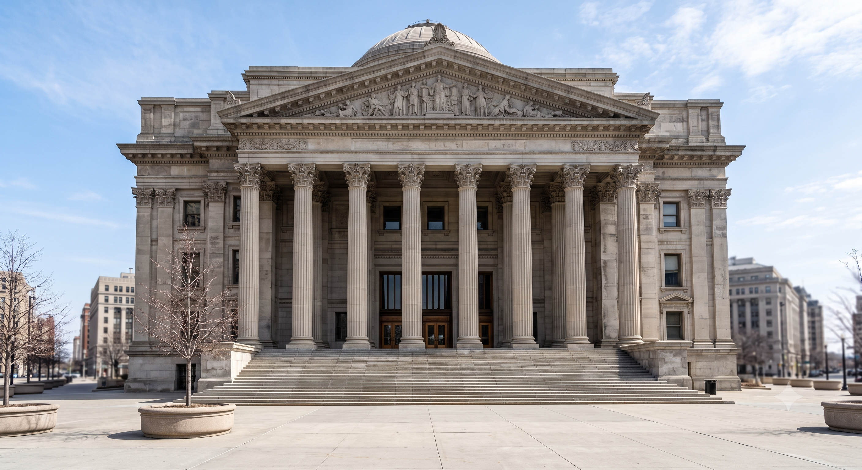 Chicago courthouse exterior