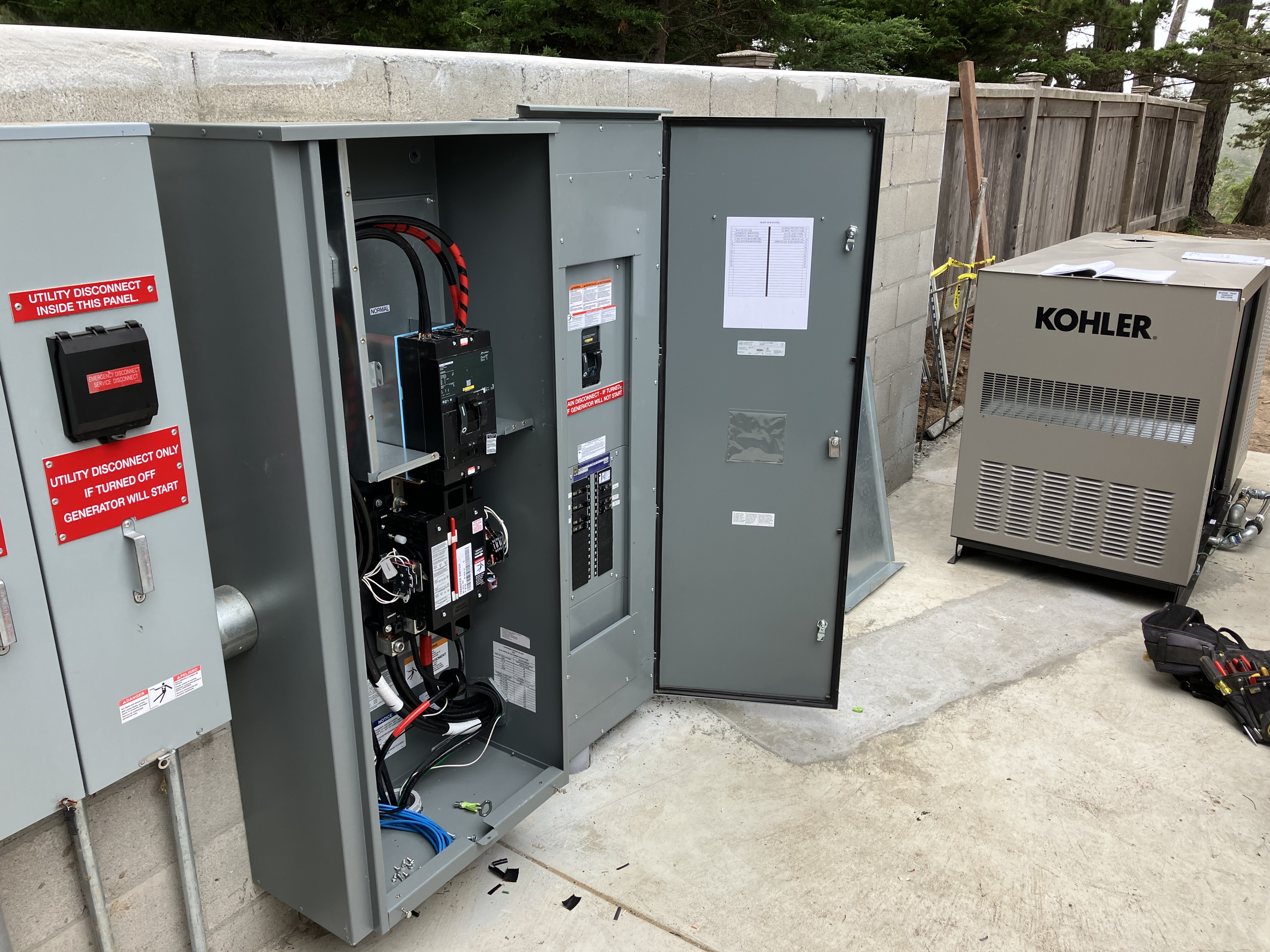 Generator installation service